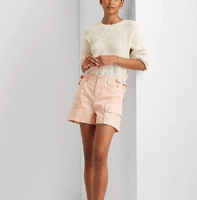 shorts Ralph Lauren Womens Pocketed Button Tie Cargo Shorts eBay - luxury_merchant $27.95