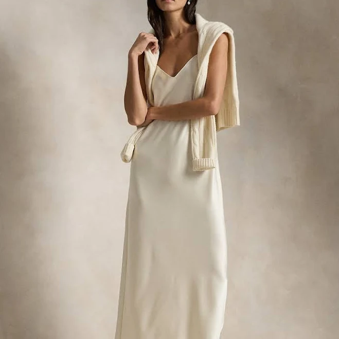 dress Ralph Lauren Women's Satin Midi Slip Dress Ralph Lauren $398