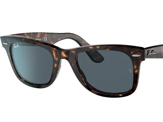 accessory RAY-BAN RB2140 Original Wayfarer Classic Havana - Sunglasses, Blue Lens Sunglass Hut $191