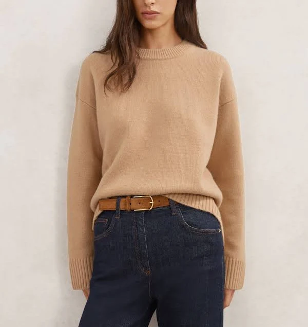 sweater Reiss Ella Wool-Cashmere Crew-Neck Jumper Reiss $141