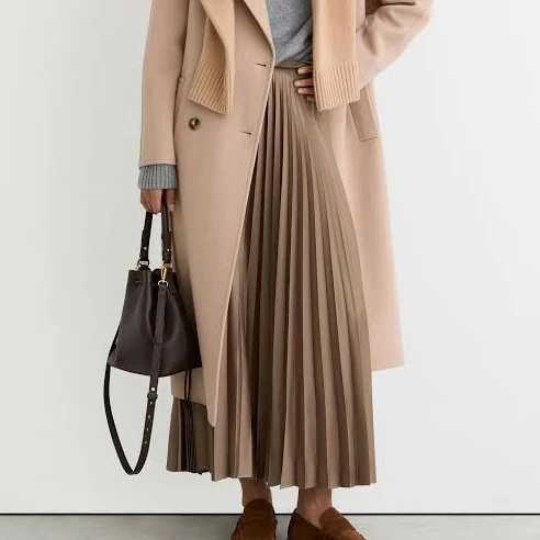 skirt Reiss Seren Pleated Midi Skirt Reiss $285