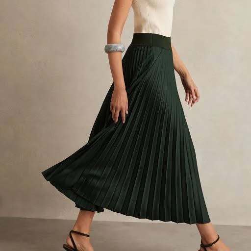 skirt Reiss Seren Pleated Midi Skirt Reiss $285
