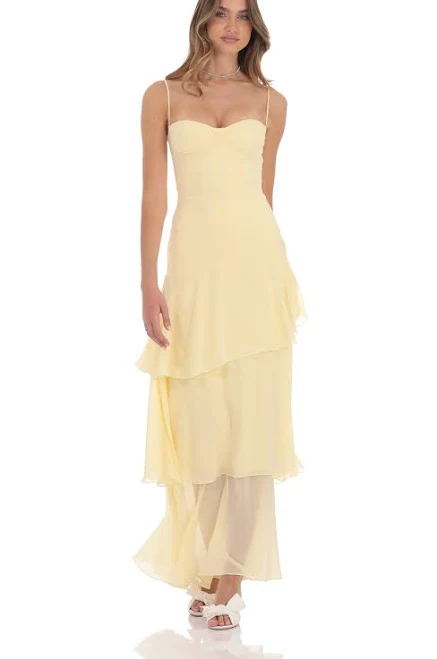 dress Ruffle Maxi Dress LUCY IN THE SKY $85.41
