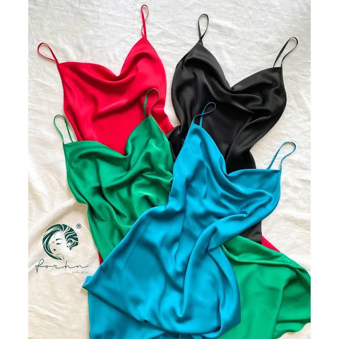 dress Satin Midi Slip Dress | Cowl Neck Silky Dress, Custom Color Bridesmaid Gift Champane-Beige Blush Etsy - Seller $35