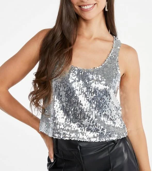 top ShoeDazzle Sequin Tank ShoeDazzle $19.98