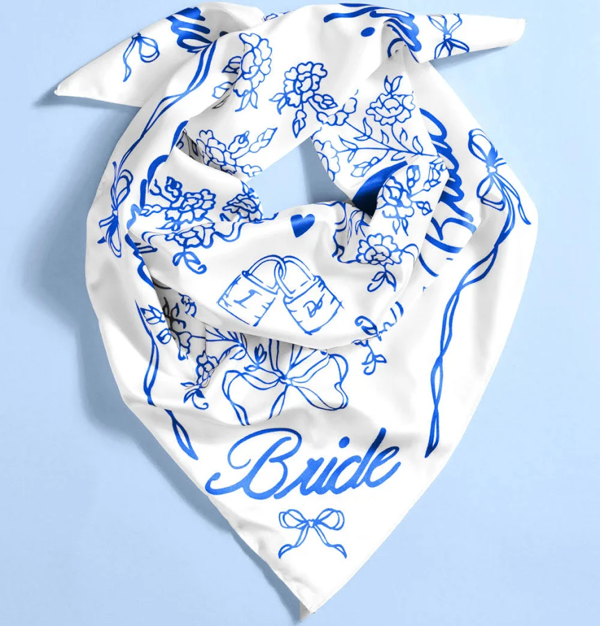 accessory Silk Bandana Head Scarf Paperless Post $16
