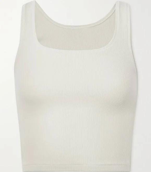 top SKIMS Women's Cotton Rib Tank Top NET-A-PORTER $38