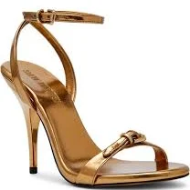 shoes Steve Madden Foxx Metallic Ankle Strap Stiletto Dress Sandals Dillard's $41.99