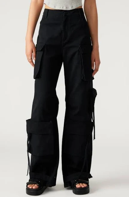 bottom Steve Madden Women's Duo Wide Leg Cargo Pants Nordstrom $119