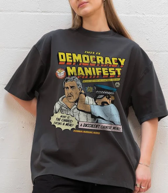 top Threadheads This Is Democracy Manifest Oversized Tee Threadheads $38