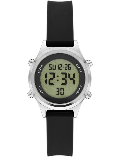 accessory Time and Tru Women's Digital Watch with Silicone Strap Walmart $12.98