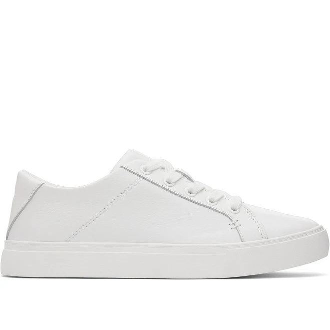 shoes TOMS Women's Kameron Leather Lace-Up Sneakers TOMS.com $85