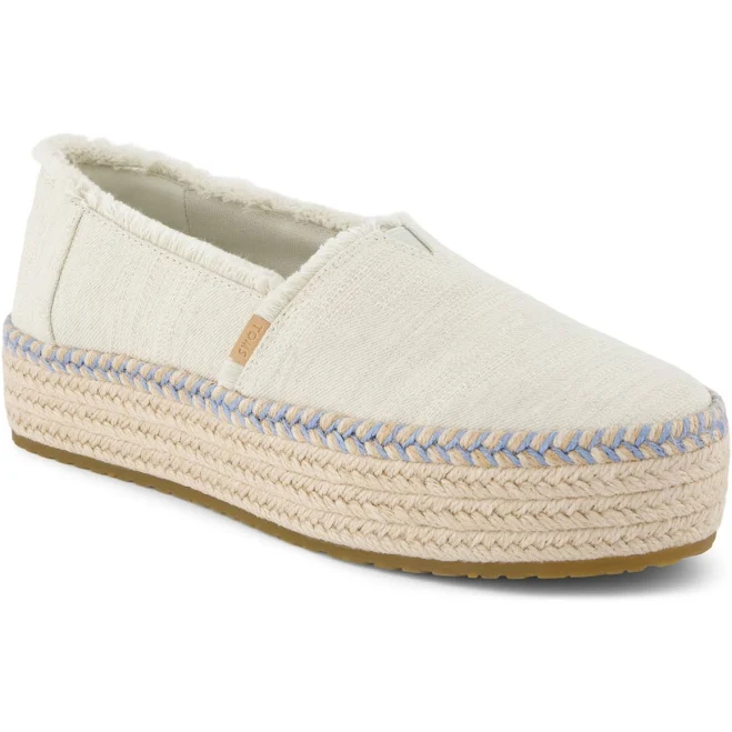 shoes TOMS Women's Valencia Platform Espadrille Slip-Ons Macy's $85