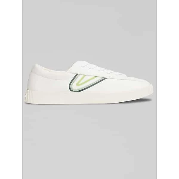 shoes Tretorn Nylite Men’s Canvas Sneakers in White Low-Top Lace-Up Casual Shoes Men's Wearhouse $39.99