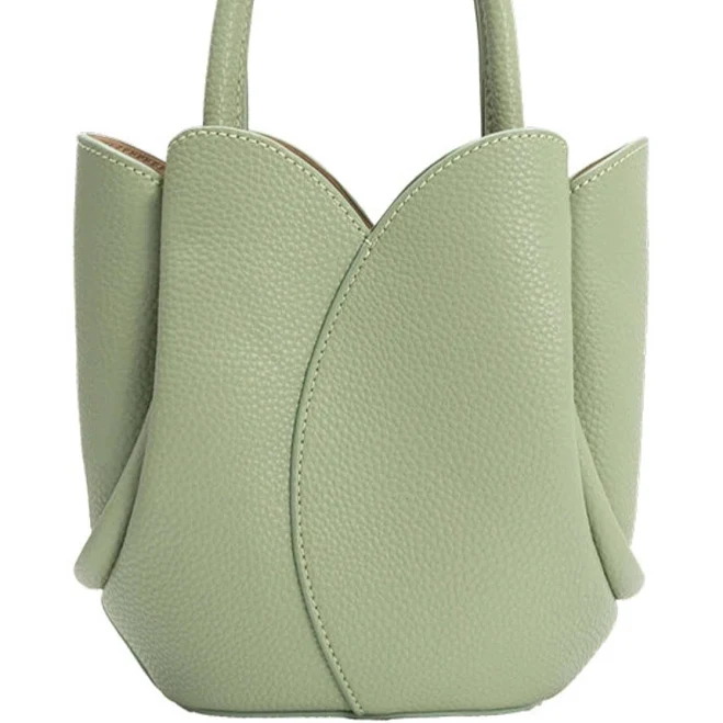 bag Tulip Mini Recycled Vegan Leather Top Handle Bag Edie Boutique $79