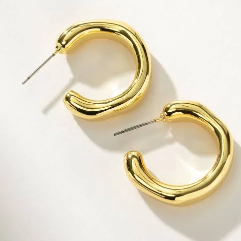 accessory Uncommon James Medium Goals Hoop Earrings Uncommon James $58