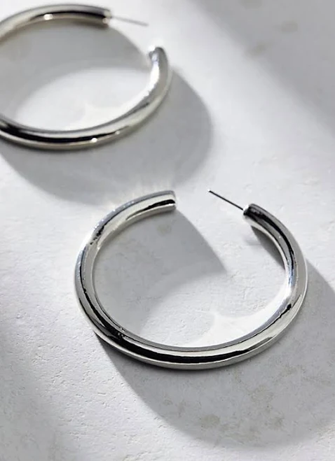 accessory Urban Outfitters Chubby Large Hoop Earrings Urban Outfitters $15