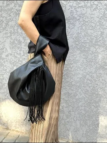 bag Vegan Leather Knot Bag Etsy - Seller $120