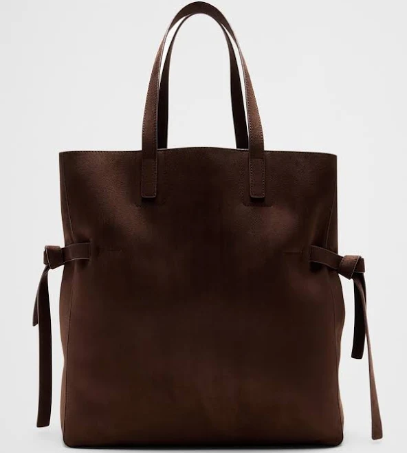 bag Vegan Leather Tie-Side Tote Banana Republic Factory $84