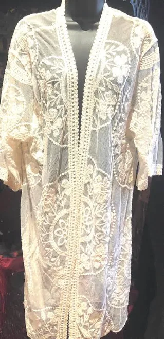 kimono Vintage Embroidered Kimono Jacket Etsy - NemesisJewelryNYC $85