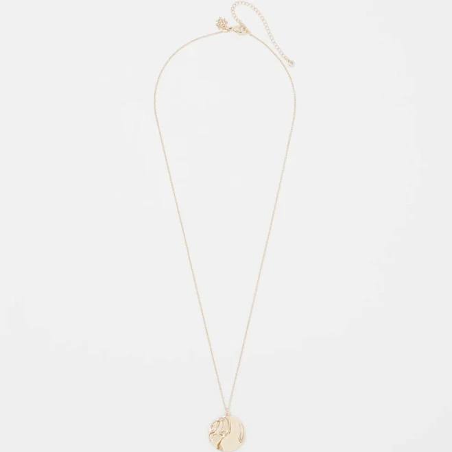 accessory White House Black Market Hammered Disc Pendant White House Black Market $35.99