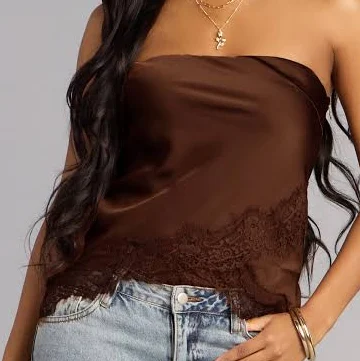 tube top Windsor Silky Shine Satin Tube Top Windsor $39.9