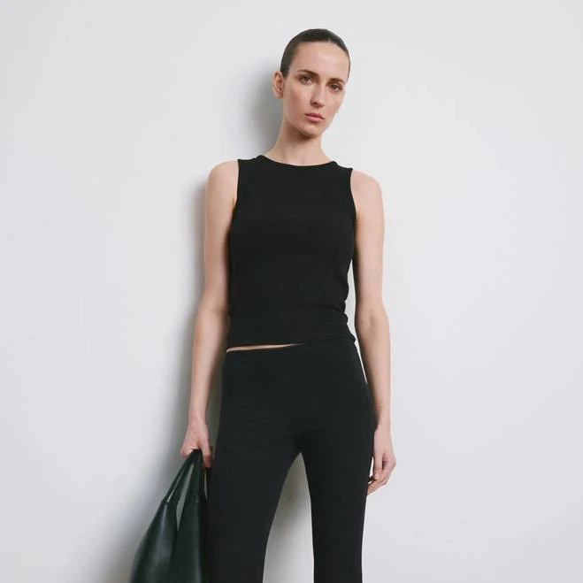 top Woman Mango ribbed cotton-blend top shop.mango.com $22.99