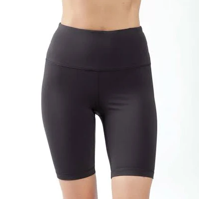 biker shorts Womens 90 Degree by Reflex High Waist Ribbed 9" Biker Shorts 90 Degree by Reflex $24.99