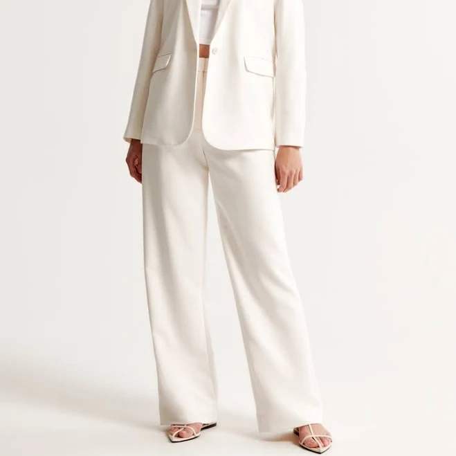 matching set Women's Abercrombie & Fitch A&F Sloane Tailored Wide Leg Pant Abercrombie & Fitch $90