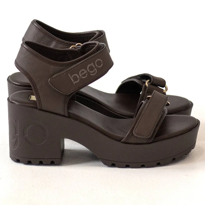 shoes Women's DREY 2.0 Platform Vegan Leather Sandals Begoveganlabel $72.37