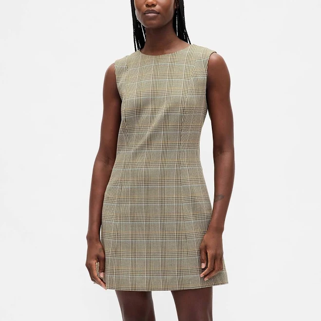 dress Women's High-Neck Mini Shift Dress by Gap Gap $35