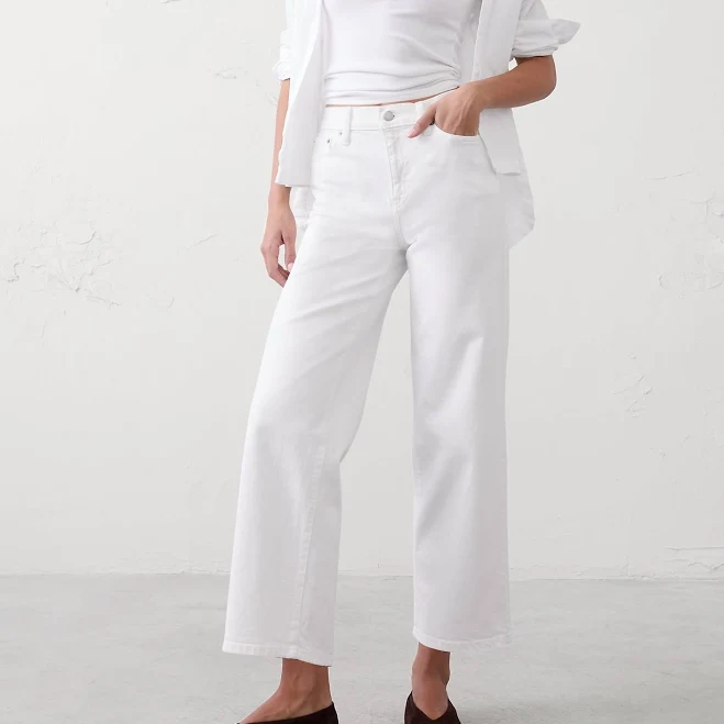 jeans Women's High-Rise Straight Jeans Banana Republic Factory $54