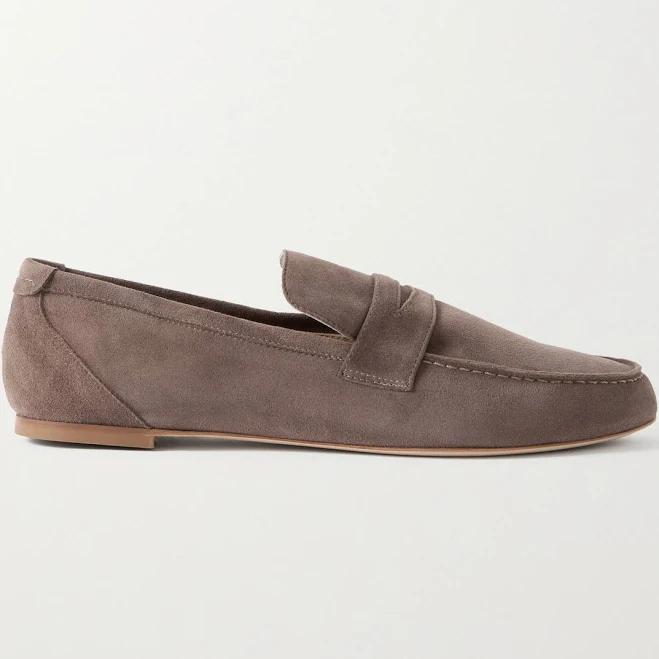 shoes Women's Jamie Haller Penny Loafers Suede NET-A-PORTER $595