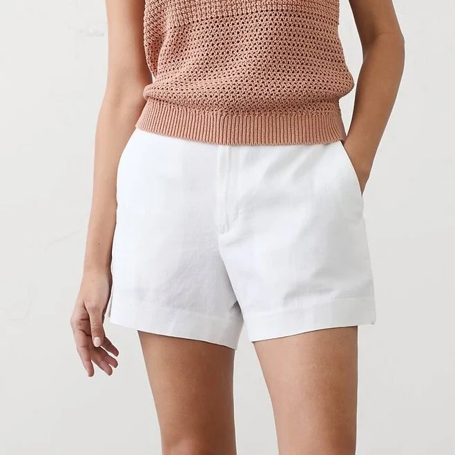 shorts Women's Linen-Blend High-Rise Shorts Banana Republic Factory $27