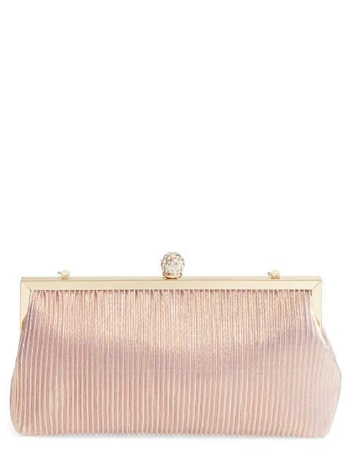 bag Women's Nina Pleated Metallic Frame Clutch Nordstrom $75