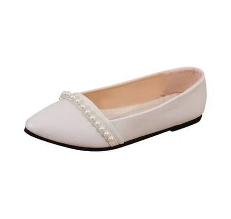 shoes Women's Pearl Embellished Pointed Toe Slip-On Flats Walmart - The Shoes $14.99