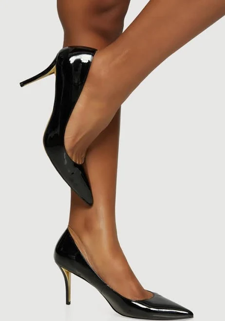 shoes Women's Pointy Toe Stiletto Patent Pumps Rainbow Shops $27.99