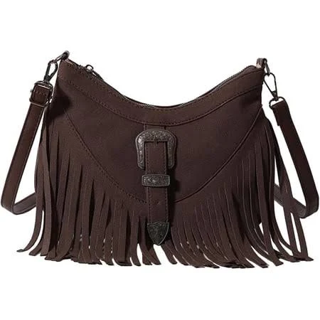 bag Women's Retro Crossbody Faux Suede Hobo Bag Walmart - Euphrates Direct $25.99