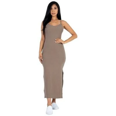 dress Women's Ribbed Knit Cami Dress with Side Slits Target $38.99