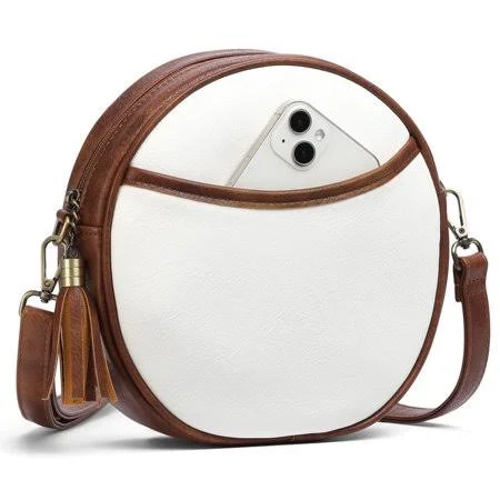 bag Women's Vegan Leather Circle Crossbody Bag Walmart - GZ PeiYuan trading Co.,LTD $25.98
