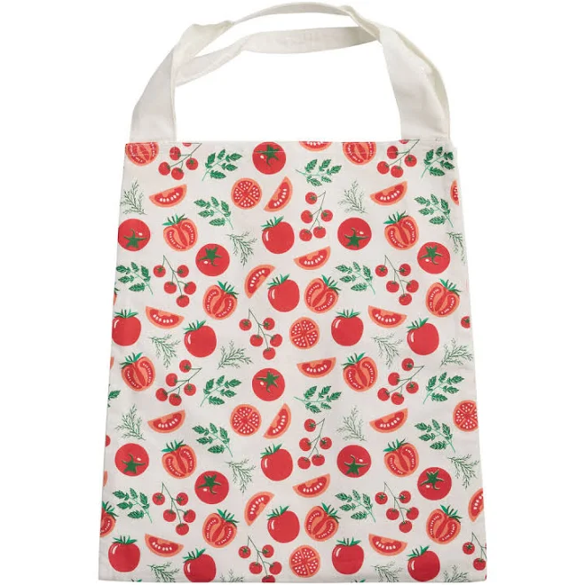 bag World Market Red and White Tomato Canvas Tote Bag World Market $12.99