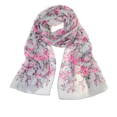 accessory Wrapables Lightweight Floral Chiffon Scarf Target $16.99