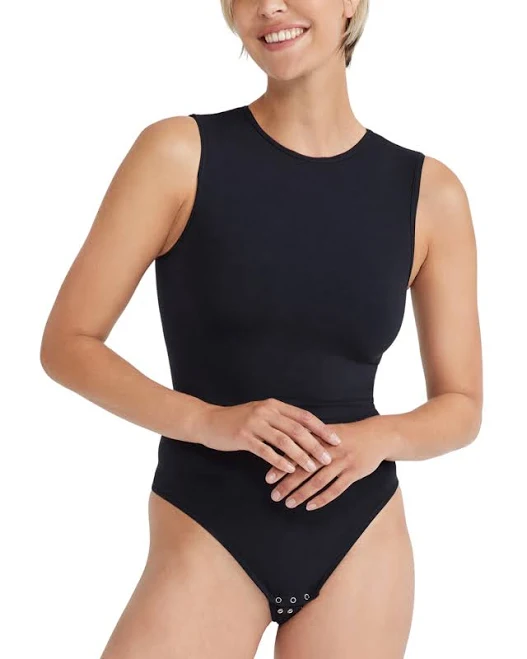 top Yummie Women's Isabel Thong Bodysuit - Black - Size L/XL Bloomingdale's $68