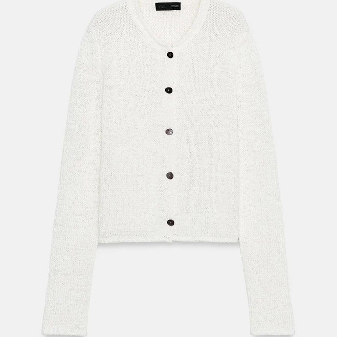 outerwear Zara Chunky Knit Cardigan Zara USA $59.9