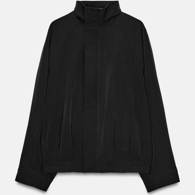 outerwear Zara Oversized Zipper Bomber Jacket Zara USA $79.9