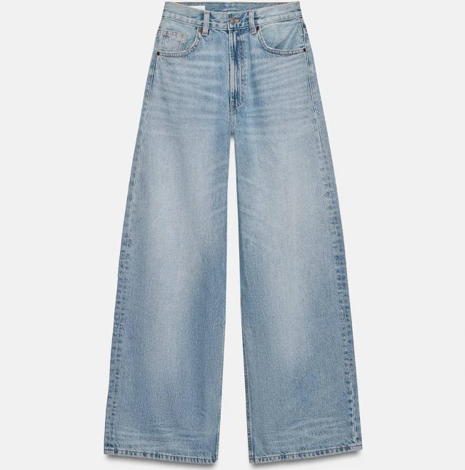 pants Zara Trf Extra Wide Leg High Waist Jeans Zara USA $69.9