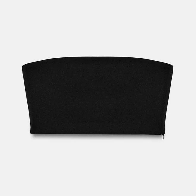 top Zara Women's Rib Bandeau Top Zara USA $19.9