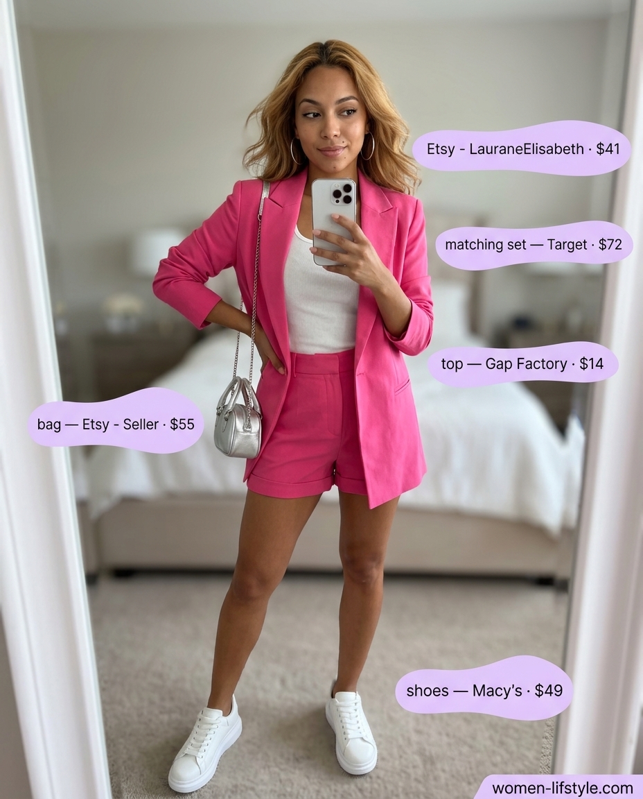 trendy colorful summer outfits for women 2026 outfit idea - fashion styling inspiration