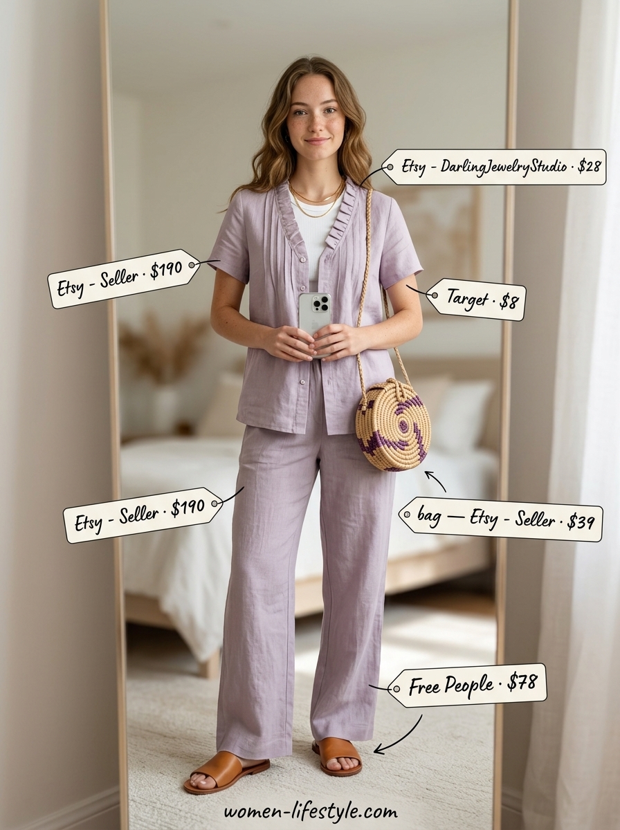 trendy colorful summer outfits for women 2026 outfit idea - fashion styling inspiration