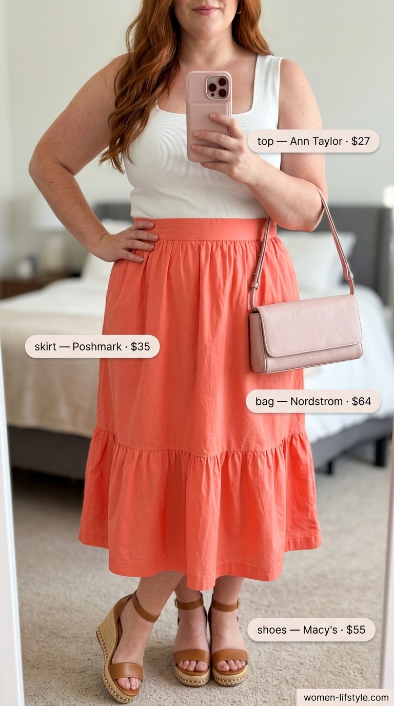 Coral Garden Party Charm